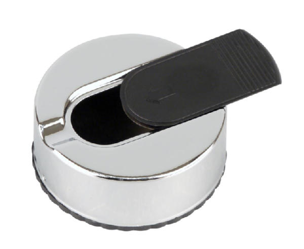 Taschenaschenbecher "rund chrom poliert"